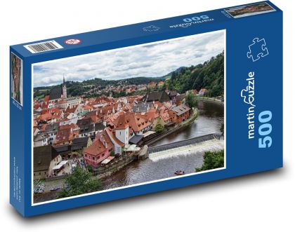 Česká Republika - Český Krumlov - Puzzle 500 dílků, rozměr 46x30 cm