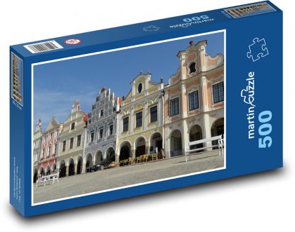 Česká Republika - Telč - Puzzle 500 dílků, rozměr 46x30 cm