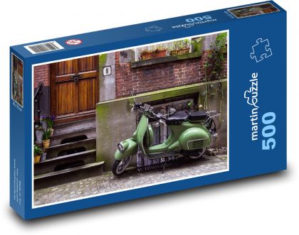 Scooter - Vespa, Taliansko - Puzzle 500 dielikov, rozmer 46x30 cm 