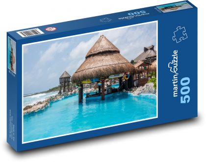 Bar by the sea - Puzzle of 500 pieces, size 46x30 cm 