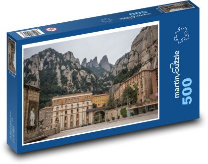 Spain - the monastery - Puzzle of 500 pieces, size 46x30 cm 