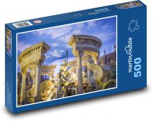 Fontána v Caesars Palace - Las Vegas Puzzle 500 - 46x30 cm