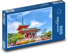 Tradičný japonský chrám Puzzle 500 dielikov - 46 x 30 cm