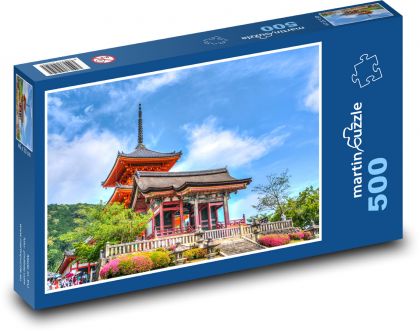 Japonsko - chrám - Puzzle 500 dílků, rozměr 46x30 cm