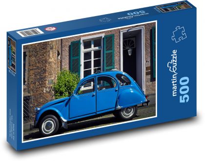 Car - Citroen 2CV - Puzzle of 500 pieces, size 46x30 cm 