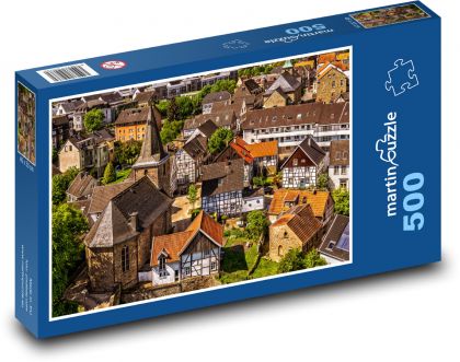 Německo - město - Puzzle 500 dílků, rozměr 46x30 cm