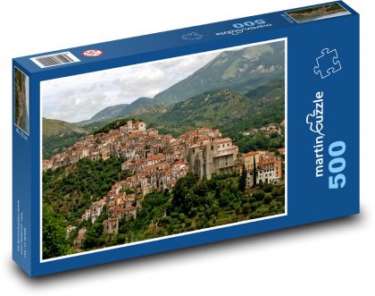 Itálie - Rivello - Puzzle 500 dílků, rozměr 46x30 cm