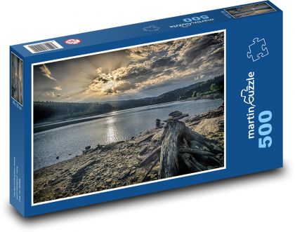 Česká Republika - přehrada - puzzle 500 dílků