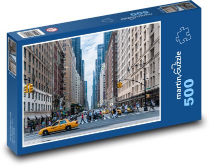 USA - New York - Puzzle 500 dílků, rozměr 46x30 cm