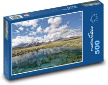Tadžikistan - hory Puzzle 500 dielikov - 46 x 30 cm 