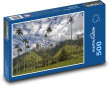 Palmy Karibské Kolumbie Puzzle 500 dílků - 46 x 30 cm