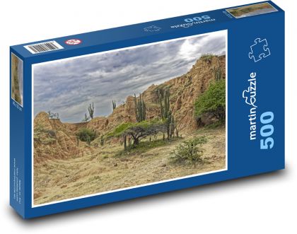 Colombia - Tatacoa - Puzzle of 500 pieces, size 46x30 cm 