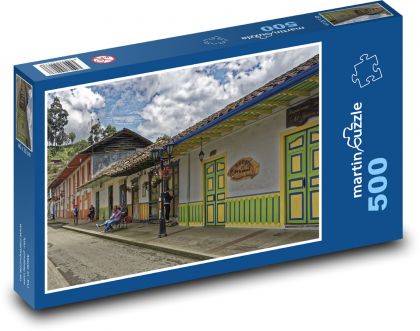 Kolumbie - Salento - Puzzle 500 dílků, rozměr 46x30 cm