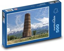 Věž v Kyrgyzstánu Puzzle 500 - 46x30 cm