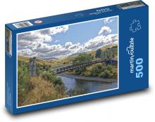 Most Spring Vale, Nowa Zelandia Puzzle 500 elementów - 46x30 cm