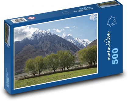 Tádžikistán - Pamír - Puzzle 500 dílků, rozměr 46x30 cm