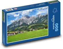 Rakúsko - Alpy Puzzle 500 dielikov - 46 x 30 cm 