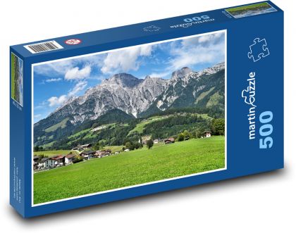 Rakúsko - Alpy - Puzzle 500 dielikov, rozmer 46x30 cm 