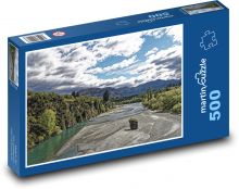 Nový Zéland - příroda Puzzle 500 dílků - 46 x 30 cm