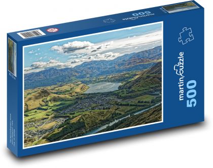 Nový Zéland - Hayes - Puzzle 500 dílků, rozměr 46x30 cm
