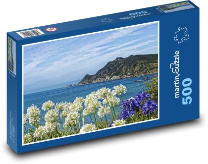 Nový Zéland - Nugget point - Puzzle 500 dílků, rozměr 46x30 cm