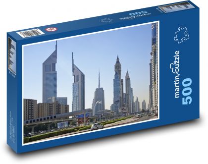 Dubaj - Zjednoczone Emiraty Arabskie - Puzzle 500 elementów, rozmiar 46x30 cm