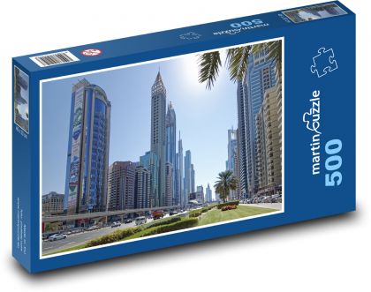 Zjednoczone Emiraty Arabskie - Dubaj - Puzzle 500 elementów, rozmiar 46x30 cm