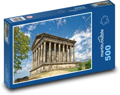 Arménie - Chrám Garni - Puzzle 500 dílků, rozměr 46x30 cm