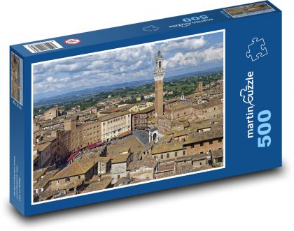 Itálie - Siena - Puzzle 500 dílků, rozměr 46x30 cm