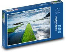 Wybrzeże, ocean Puzzle 500 elementów - 46x30 cm