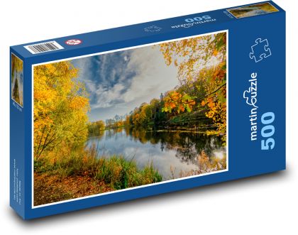 Jesień w Anglii - Yorkshire - Puzzle 500 elementów, rozmiar 46x30 cm