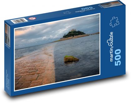 Wyspa Świętego Michała - Francja - Puzzle 500 elementów, rozmiar 46x30 cm