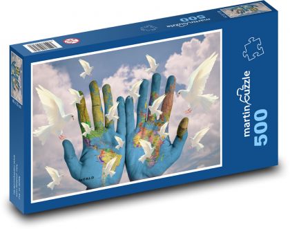 Weltfrieden. - Puzzle - 500 Teile