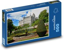 Hrad Dunrobin - Škótsko Puzzle 500 dielikov - 46 x 30 cm
