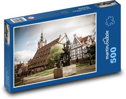 Polska - Gdańsk - Puzzle 500 elementów, rozmiar 46x30 cm