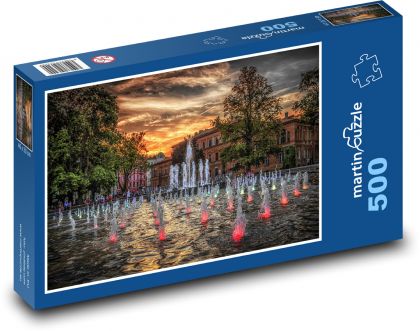 Brunnen Lublin - Polen - Puzzle - 500 Teile