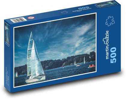 Chiemsee - Segelboot - Puzzle - 500 Teile
