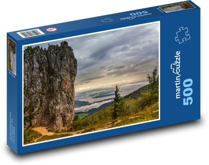Obří skála nad údolím - puzzle 500 dílků