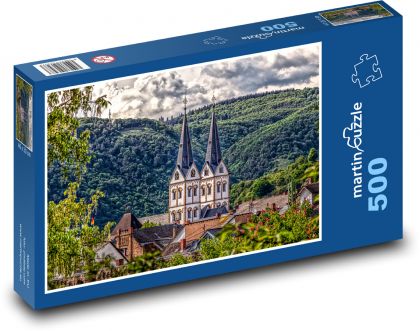 Bacharach – město na Rýně - puzzle 500 dílků