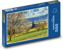 Blühende Bäume Puzzle 500 Teile - 46 x 30 cm