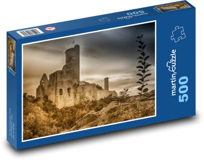 Německo - hrad Monreal - Puzzle 500 dílků, rozměr 46x30 cm