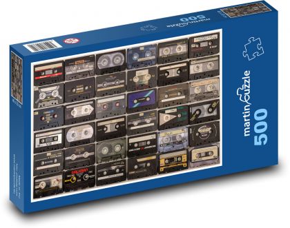 Retro - Kassetten - Puzzle - 500 Teile