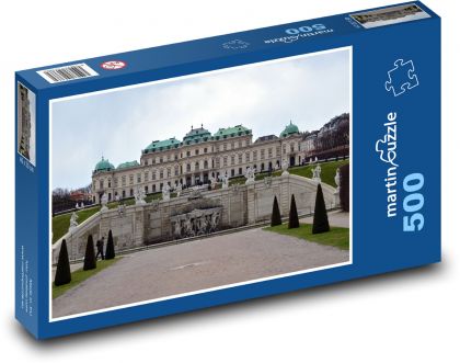 Belvedér Palác, Vídeň - Puzzle 500 dílků, rozměr 46x30 cm