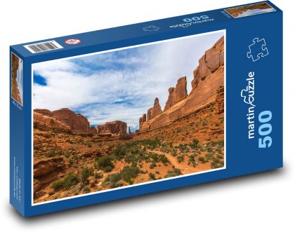 USA - Utah - Puzzle 500 dílků, rozměr 46x30 cm