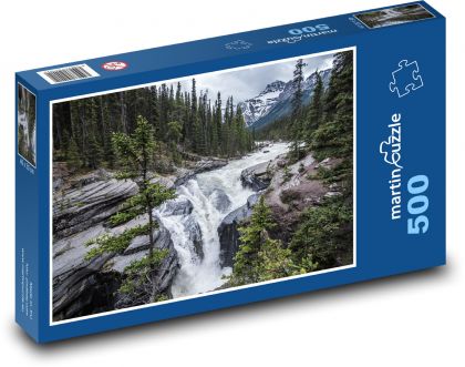 Wild Mountain River im Canyon - Puzzle - 500 Teile