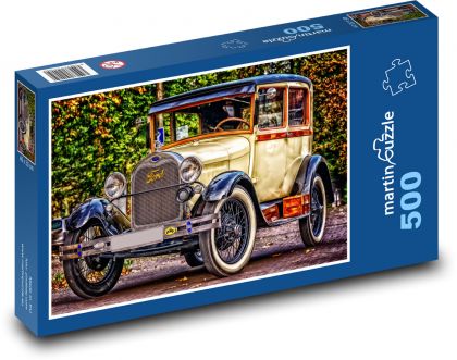 Old car, Ford - Puzzle of 500 pieces, size 46x30 cm 