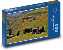 Horské chaloupky Puzzle 500 - 46x30 cm