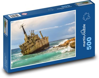 Shipwreck - Puzzle of 500 pieces, size 46x30 cm 