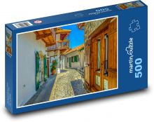 Ulička v Kalopanayiotis, Cyprus Puzzle 500 dielikov - 46 x 30 cm