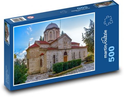Kypr - kostel - Puzzle 500 dílků, rozměr 46x30 cm